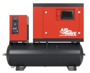 Airwave Micro-Speed MTD Variable Speed 17CFM - 6-10 Bar 200L Tank Mounted Compressor w/ Dryer 240V